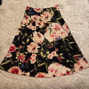 NY&C floral a-line skirt Sz 0